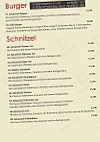 Restaurant Charisma menu