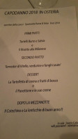Mavala Osteria Italiana menu